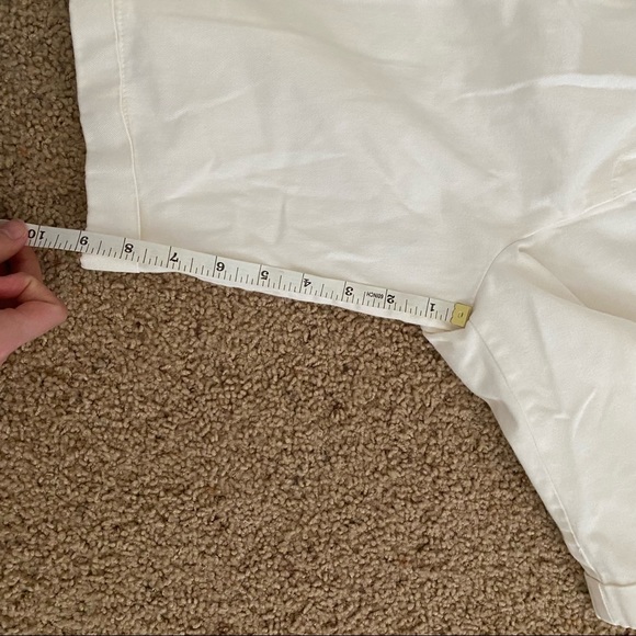 Lands End 9” inseam white cotton shorts - Picture 5 of 5